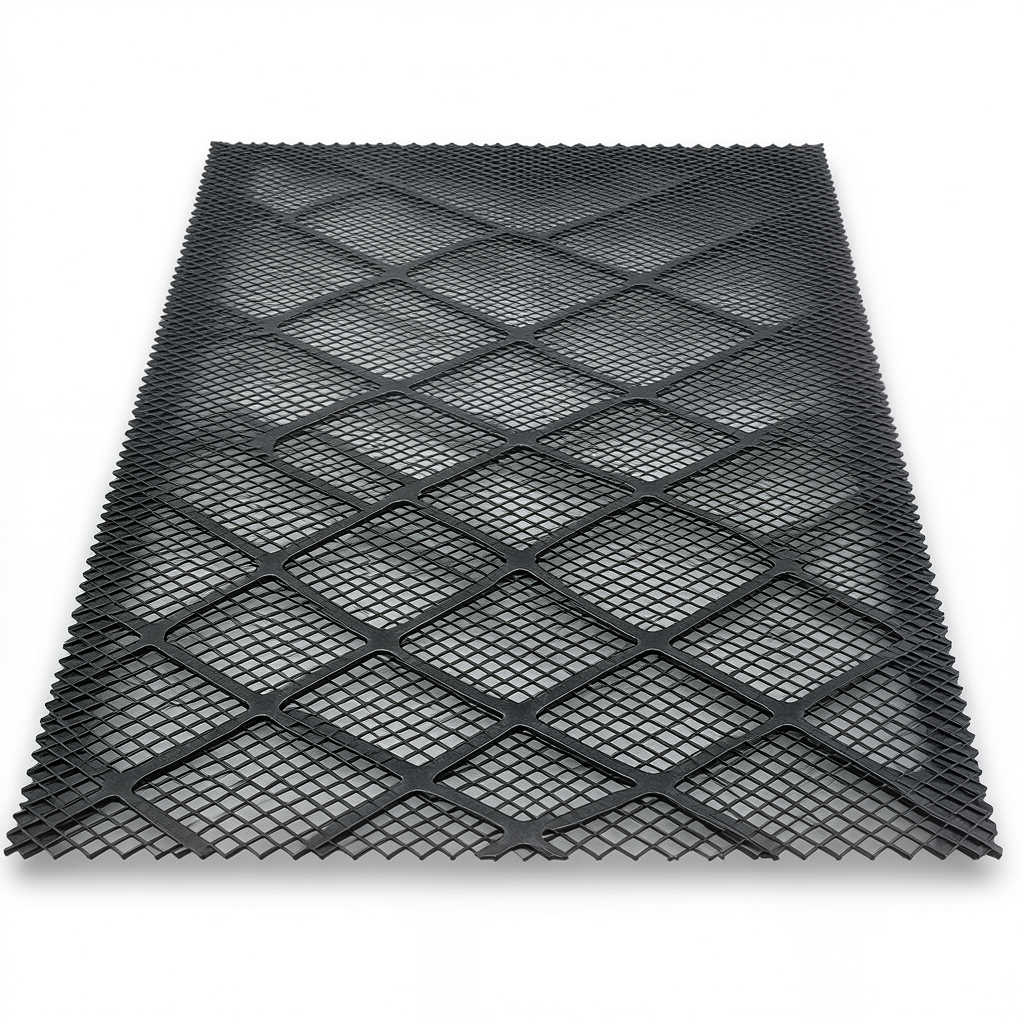 Hot Rolled Black Steel Expanded Metal Mesh Thickness 2.3 mm Width 1.22 m Length 7 m