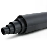 مواسير HDPE ضغط 4 بار PE 80 قطر خارجي 450 مم SDR 41 لون أسود