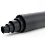 أنابيب بلاستيك HDPE ضغط 4 بار PE 80 قطر خارجي 630 مم SDR 41 لون أسود