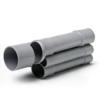 UPVC Pipes Nominal Pressure 10 Bar Outside Diameter 50 mm Thickness 2.4 mm Gray