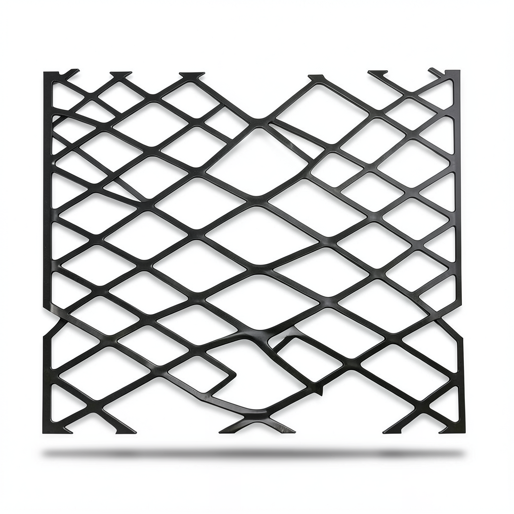 Hot Rolled Black Steel Expanded Metal Mesh Thickness 2.7 mm Width 1.22 m Length 6 m