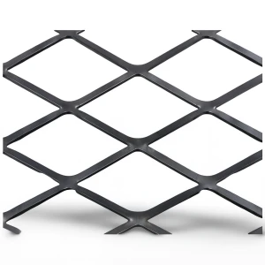 Hot Rolled Black Steel Expanded Metal Mesh Thickness 2.7 mm Width 1.22 m Length 7 m
