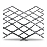 Hot Rolled Black Steel Expanded Metal Mesh Thickness 2.7 mm Width 1.22 m Length 2 m