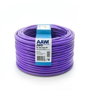 سلك مفرد نحاس مجدول AWM 600 فولت 2/0 AWG معزول PVC بنفسجي 500 قدم | شركة الفنار