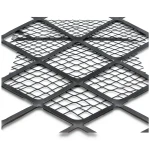 Hot Rolled Black Steel Expanded Metal Mesh Thickness 2.7 mm Width 1.22 m Length 4 m