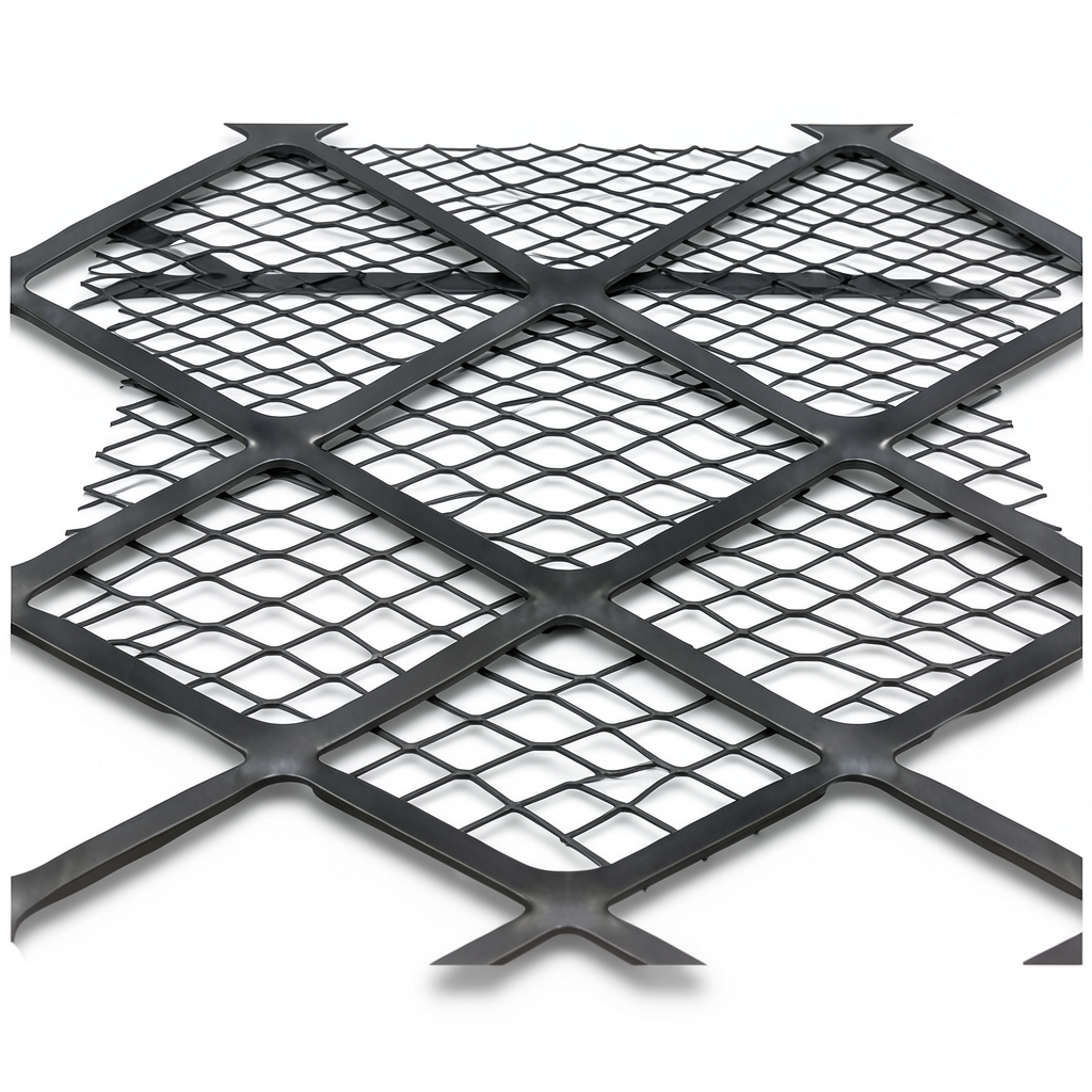 Hot Rolled Black Steel Expanded Metal Mesh Thickness 2.7 mm Width 1.22 m Length 4 m
