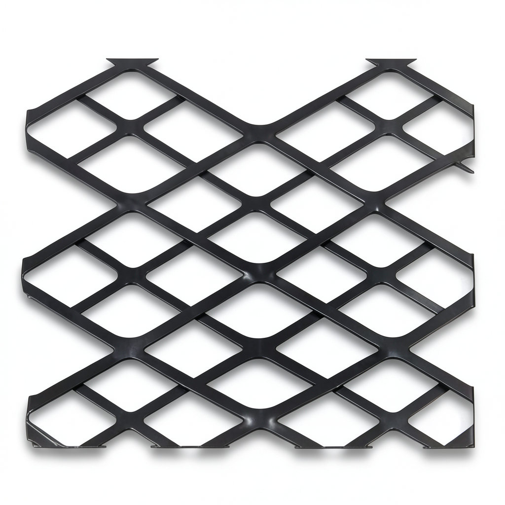 Hot Rolled Black Steel Expanded Metal Mesh Thickness 2.7 mm Width 1.22 m Length 6 m