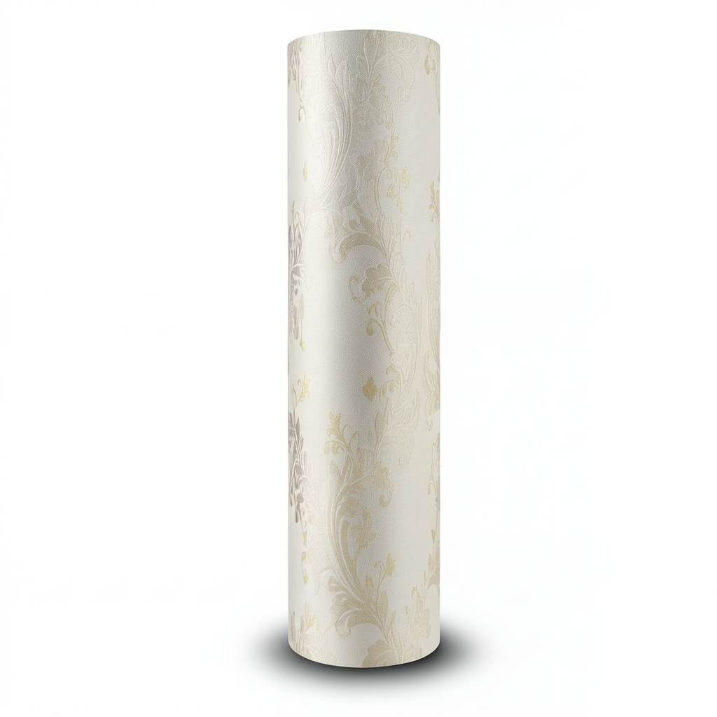Italian Wallpaper Classic Design 10m x 0.73m, Pale Beige, Model 7026