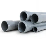 UPVC Pipes Nominal Pressure 6 Bar Outside Diameter 50 mm Thickness 1.8 mm Weight 0.422 kg/m Gray