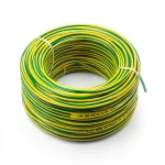 سلك 18 AWG نحاس مجدول 600 فولت عزل PVC اصفر/اخضر طول 2500 قدم | شركة الفنار