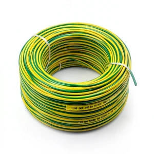 سلك 18 AWG نحاس مجدول 600 فولت عزل PVC اصفر/اخضر طول 2500 قدم | شركة الفنار