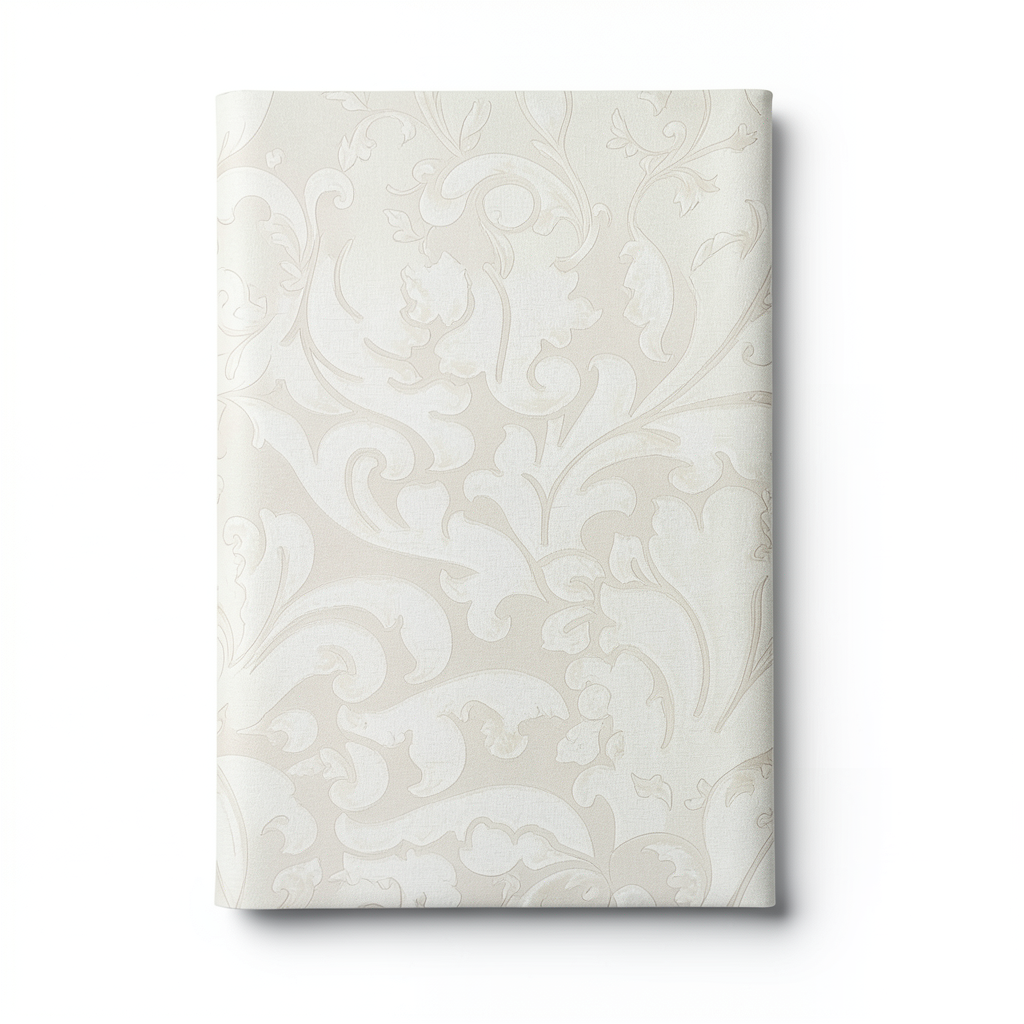 Italian Wallpaper Classic Design 10m x 0.73m, Pale Beige