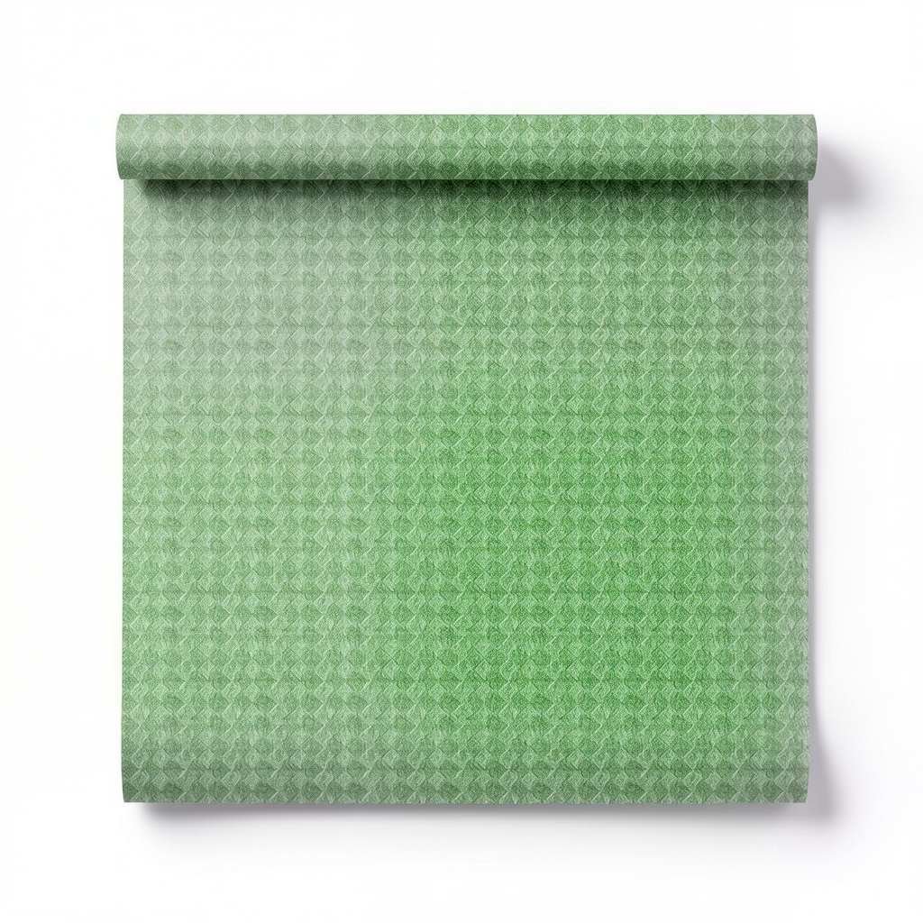 Italian Wall Decoration 10m x 0.73m Green Color, Model 44848