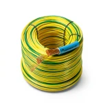 سلك كهرباء 8 AWG نحاس مجدول 600 فولت AWM معزول PVC اصفر/اخضر 2500 قدم | شركة الفنار