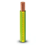 لفة سلك كهرباء 12 AWG نحاس مجدول 600 فولت معزول PVC اصفر/اخضر 2500 قدم | شركة الفنار