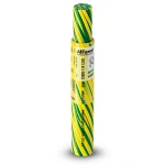 لفة سلك كهرباء 4 AWG نحاس مجدول 600 فولت AWM معزول PVC اصفر/اخضر 2500 قدم | شركة الفنار