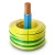 10 AWG Stranded Copper Wire 600 Volts PVC Insulation AWM Yellow/Green 2500 ft | Al Fanar - Image 1