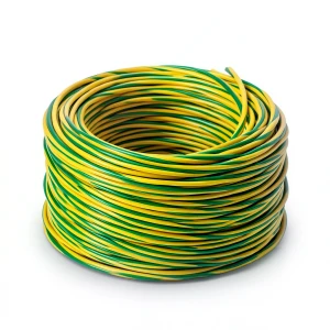 سلك كهرباء 8 AWG نحاس مجدول 600 فولت AWM معزول PVC اصفر/اخضر 2500 قدم | شركة الفنار