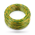 لفة سلك 6 AWG نحاس مجدول 600 فولت عزل PVC AWM اصفر/اخضر طول 2500 قدم | شركة الفنار
