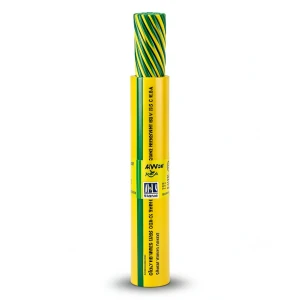 لفة سلك كهرباء 4 AWG نحاس مجدول 600 فولت AWM معزول PVC اصفر/اخضر 2500 قدم | شركة الفنار