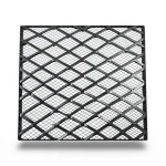 Hot Rolled Black Steel Expanded Metal Mesh Thickness 1.8 mm Width 2.44 m Length 6 m