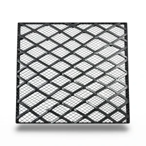 Hot Rolled Black Steel Expanded Metal Mesh Thickness 1.8 mm Width 2.44 m Length 6 m
