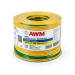 سلك كهرباء 2 AWG نحاس مجدول 600 فولت معزول PVC AWM اصفر/اخضر 2500 قدم | شركة الفنار