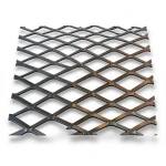 Hot Rolled Black Steel Expanded Metal Mesh Thickness 2 mm Width 2.44 m Length 6 m