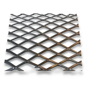 Hot Rolled Black Steel Expanded Metal Mesh Thickness 2 mm Width 2.44 m Length 6 m