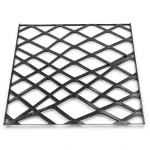 Hot Rolled Black Steel Expanded Metal Mesh Thickness 2 mm Width 2.44 m Length 6 m
