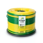 لفة سلك كهرباء 1/0 AWG نحاس مجدول 600 فولت معزول PVC اصفر/اخضر 2500 قدم | شركة الفنار