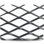 Hot Rolled Black Steel Expanded Metal Mesh Thickness 2.3 mm Width 2.44 m Length 6 m