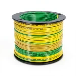 سلك 2/0 AWG نحاس مجدول 600 فولت عزل PVC اصفر/اخضر طول 2500 قدم | شركة الفنار