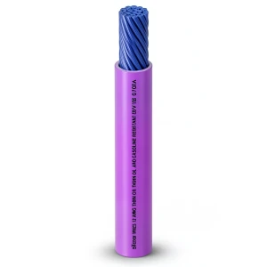 AWM Single Core Stranded Copper Wire 600V 2/0 AWG PVC Insulated Violet 500ft | Al Fanar