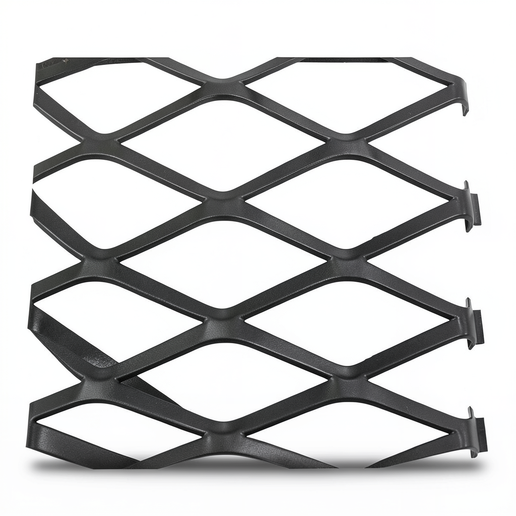 Hot Rolled Black Steel Expanded Metal Mesh Thickness 1.4 mm Width 2.44 m Length 7 m