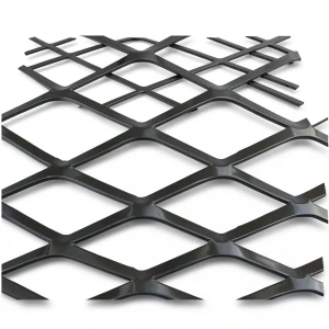 Hot Rolled Black Steel Expanded Metal Mesh Thickness 1.4 mm Width 2.44 m Length 7 m