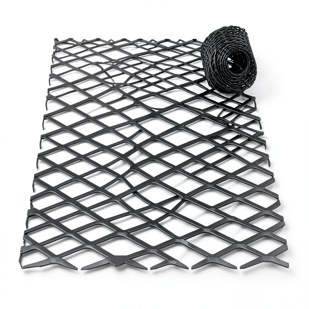 Hot Rolled Black Steel Expanded Metal Mesh 2 mm Thickness 2.44 m Width 7 m Length