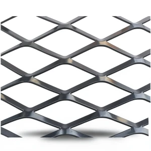 Hot Rolled Black Steel Expanded Metal Mesh Thickness 2.3 mm Width 2.44 m Length 7 m