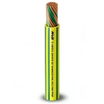 لفة سلك 14 AWG نحاس مجدول كهربائي 600 فولت عزل PVC اصفر/اخضر طول 2500 قدم | شركة الفنار