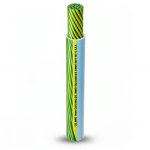 سلك 10 AWG نحاس مجدول 600 فولت عزل PVC AWM اصفر/اخضر طول 2500 قدم | شركة الفنار