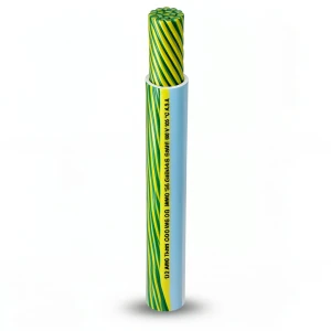 10 AWG Stranded Copper Wire 600 Volts PVC Insulation AWM Yellow/Green 2500 ft | Al Fanar