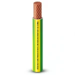 سلك كهرباء 8 AWG نحاس مجدول 600 فولت AWM معزول PVC اصفر/اخضر 2500 قدم | شركة الفنار