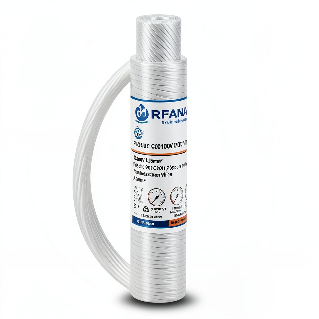 Flexible Copper Wire 2.5mm² 600/1000V PVC Insulation White | Al Fanar