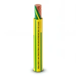 لفة سلك 6 AWG نحاس مجدول 600 فولت عزل PVC AWM اصفر/اخضر طول 2500 قدم | شركة الفنار