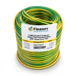 لفة سلك كهرباء 4 AWG نحاس مجدول 600 فولت AWM معزول PVC اصفر/اخضر 2500 قدم | شركة الفنار