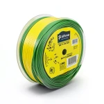 سلك كهرباء 2 AWG نحاس مجدول 600 فولت معزول PVC AWM اصفر/اخضر 2500 قدم | شركة الفنار