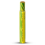 لفة سلك 1 AWG نحاس مجدول 600 فولت AWM عزل PVC اصفر/اخضر طول 2500 قدم | شركة الفنار
