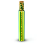 سلك 2/0 AWG نحاس مجدول 600 فولت عزل PVC اصفر/اخضر طول 2500 قدم | شركة الفنار