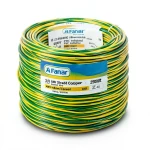 سلك كهرباء 3/0 AWG نحاس مجدول 600 فولت معزول PVC AWM اصفر/اخضر 2500 قدم | شركة الفنار