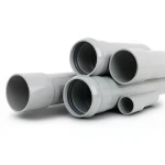 UPVC Pipes Nominal Pressure 6 Bar Outside Diameter 75 mm Thickness 2.2 mm Gray